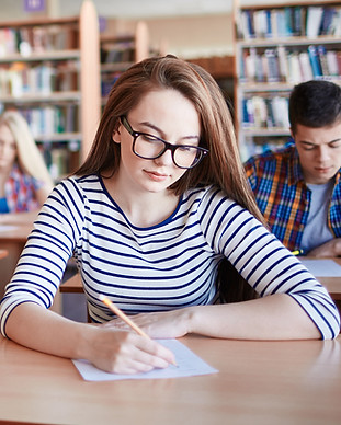 Gli studenti sostenere gli esami