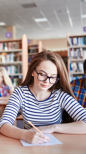 Students Taking Exams
