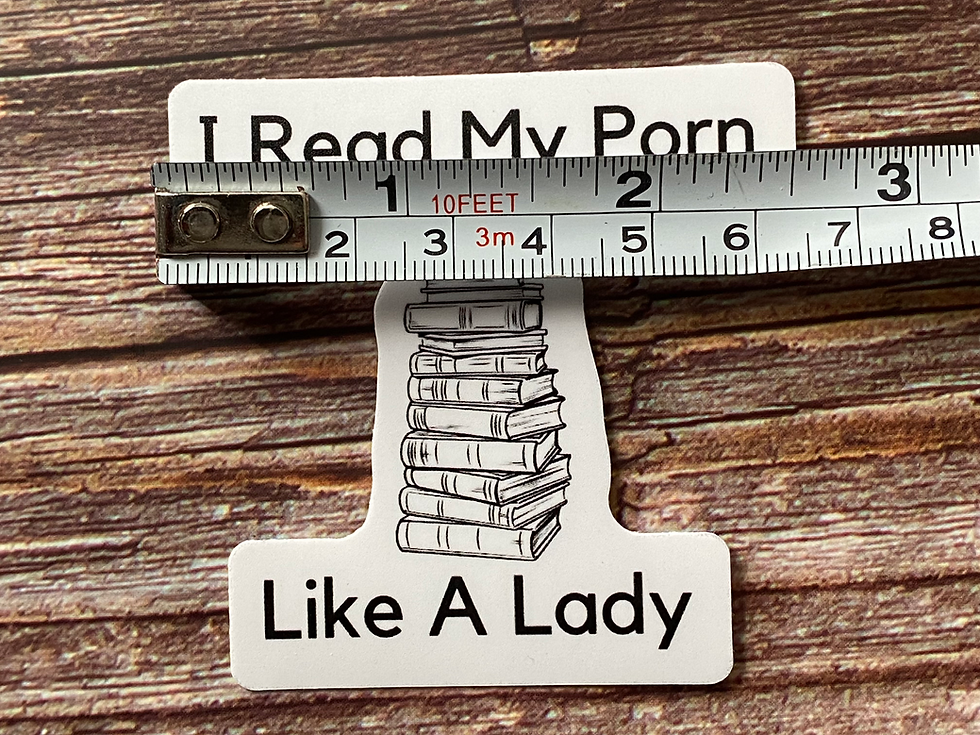 Thumbnail: I Read My Porn Like A Lady sticker