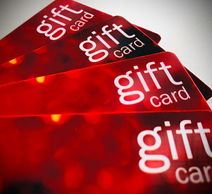 Red gift card. A few gift cards with red dots on them. Auckland, New Zealand..jpg