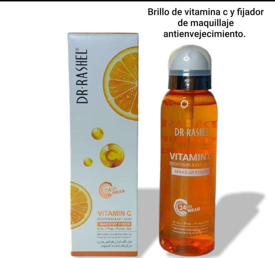 FIJADOR DE MAQUILLAJE Y VITAMINA C-DR RASHEL