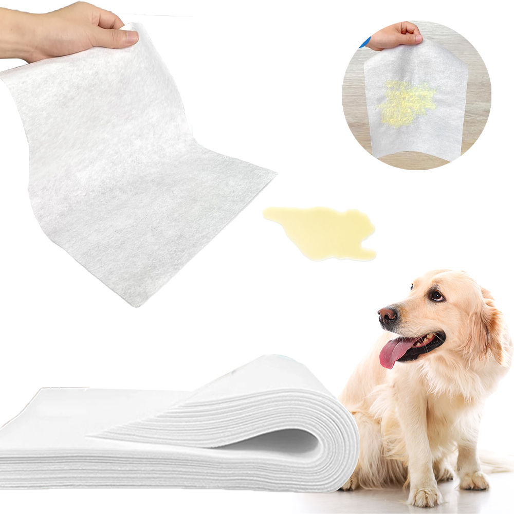 Pacote de papel absorvente de urina para cães