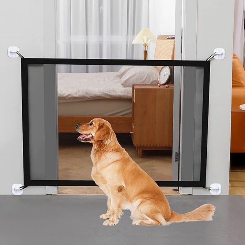 Tela de Proteção Premium Removível para Cães e Gatos – Barreira para Porta