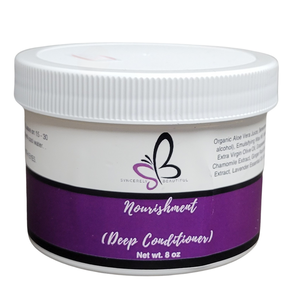Jar of nourishment deep conditioner