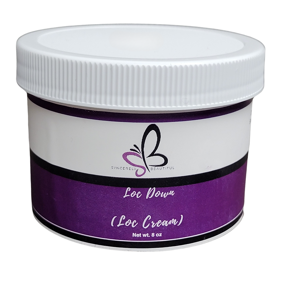 Jar of loc twisting cream