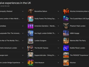 Immersive Experiences in the UK