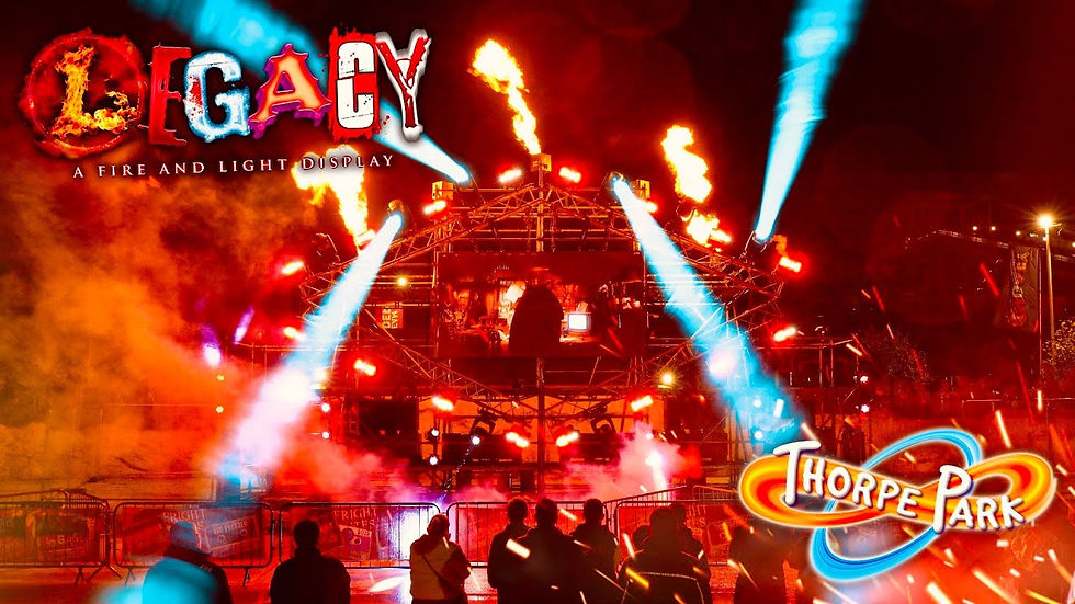 Fright nights Thorpe park fire show