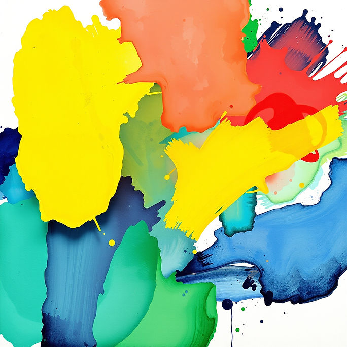 make an abstract image that seems to be made with markers and paint that covers the entire