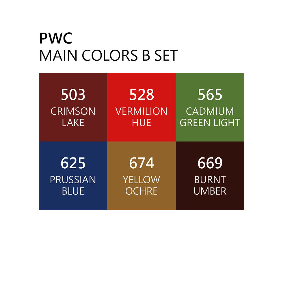 Thumbnail: ShinHan PWC, Extra Fine Water Color Set  (15ml)   ShinHan PWC 超細緻水彩顏料 (15ml)