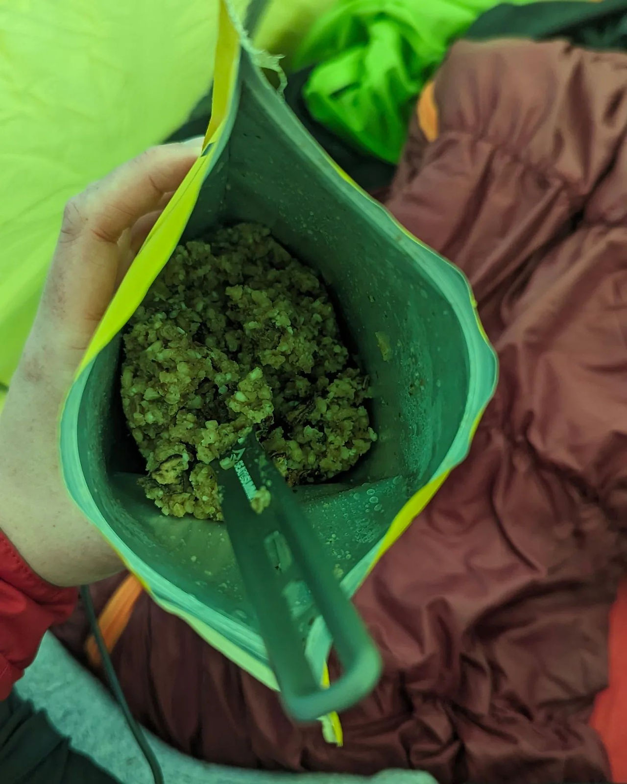 Firepot wild camping food
