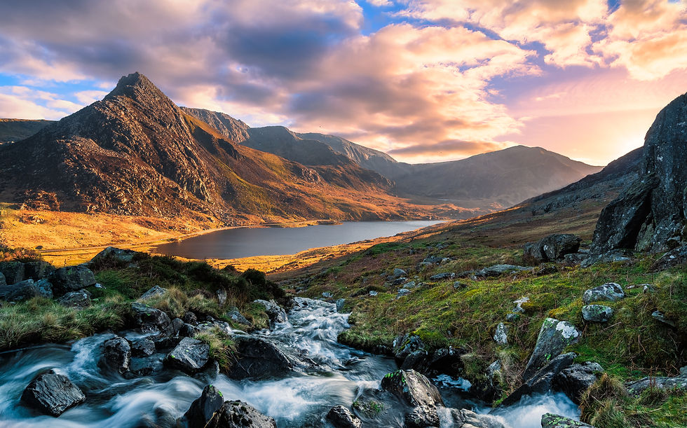 Y Garn, Glyder Fawr & Glyder Fach, Eryri (Snowdonia) 