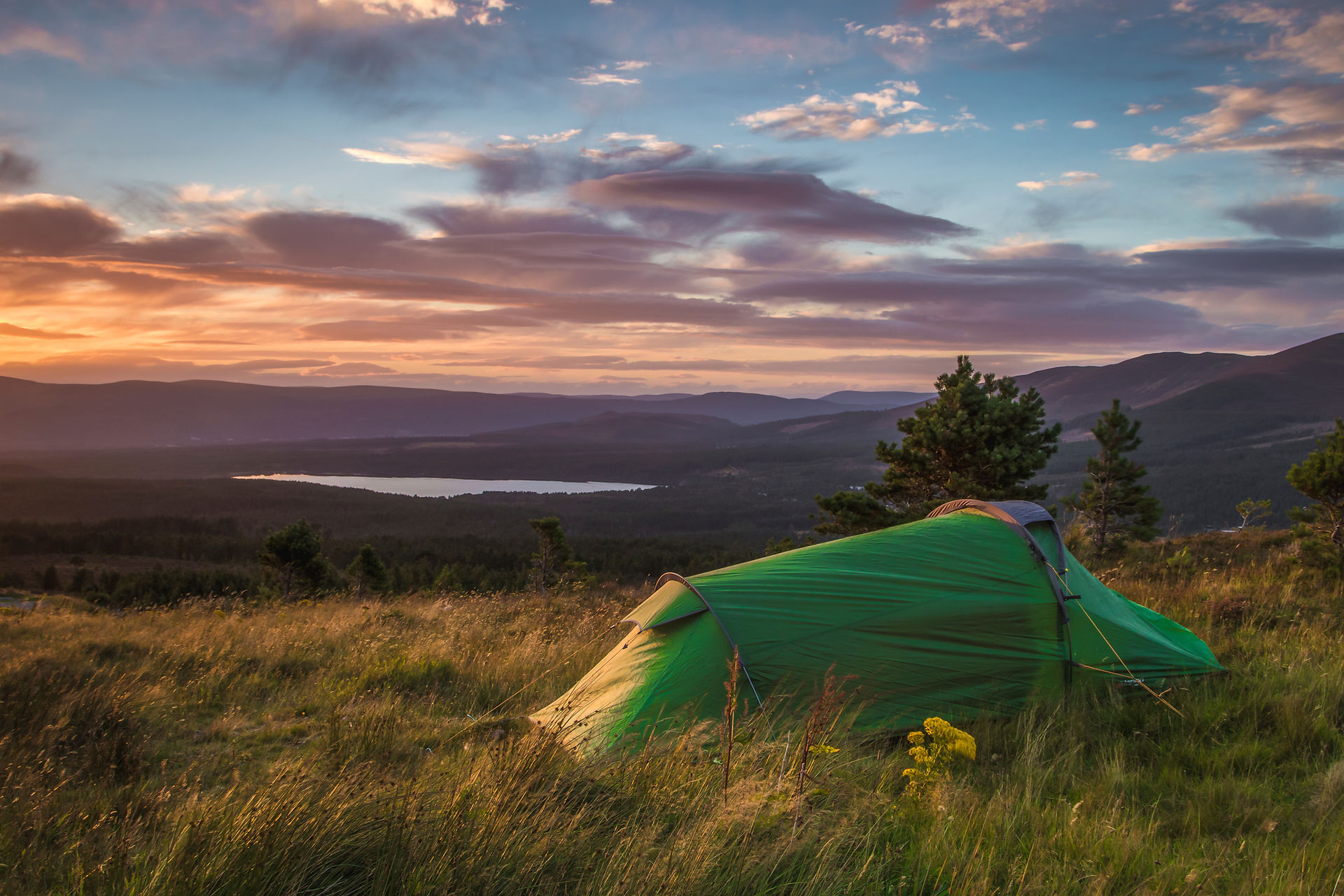 Wild camping in the UK