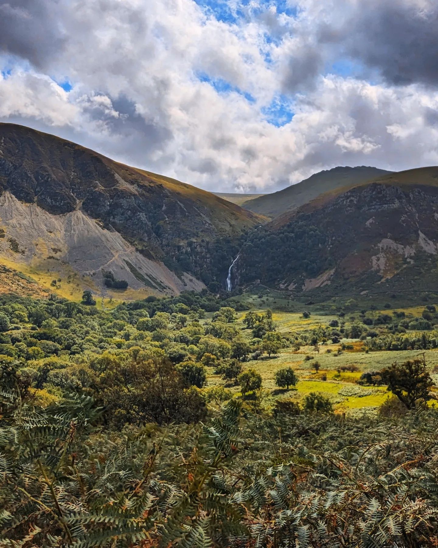 Views of Aber Falls, North Wales