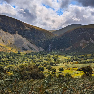 Views of Aber Falls, North Wales