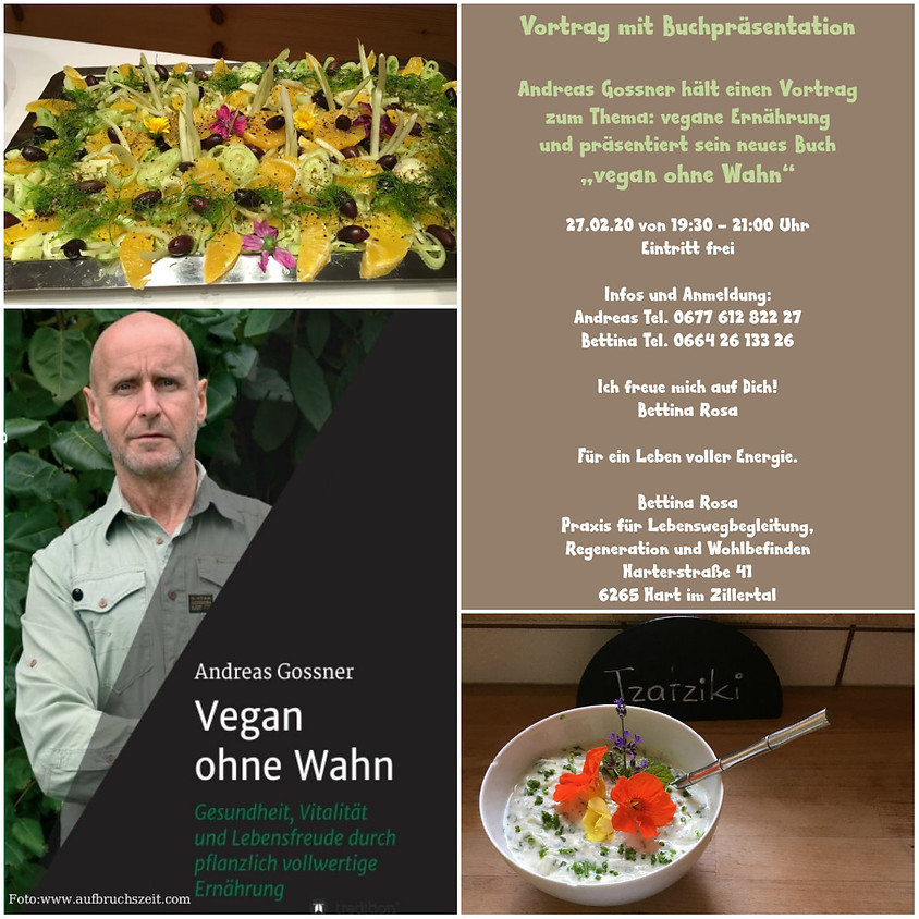 Buchpräsentation "Vegan ohne Wahn"