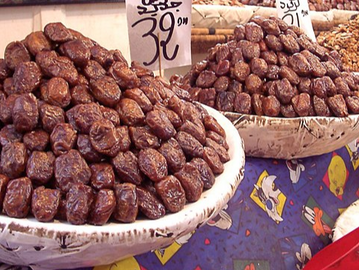 Ilustrasi kurma di Maroko. (Wikimedia Commons).