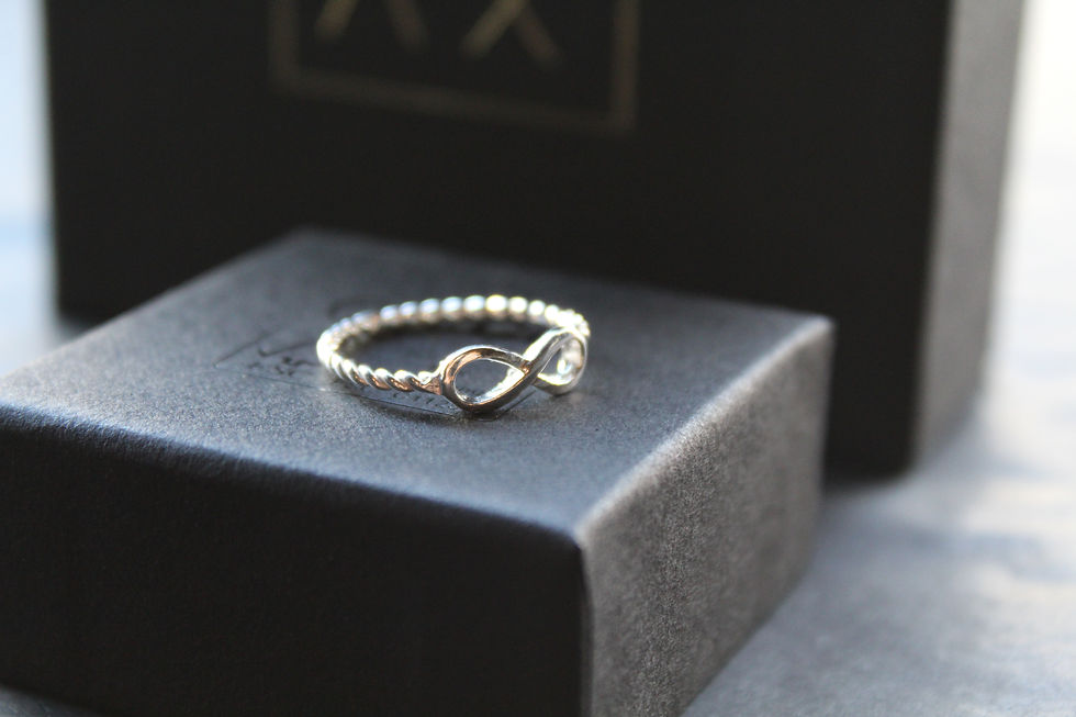 Thumbnail: Silver Infinity Ring