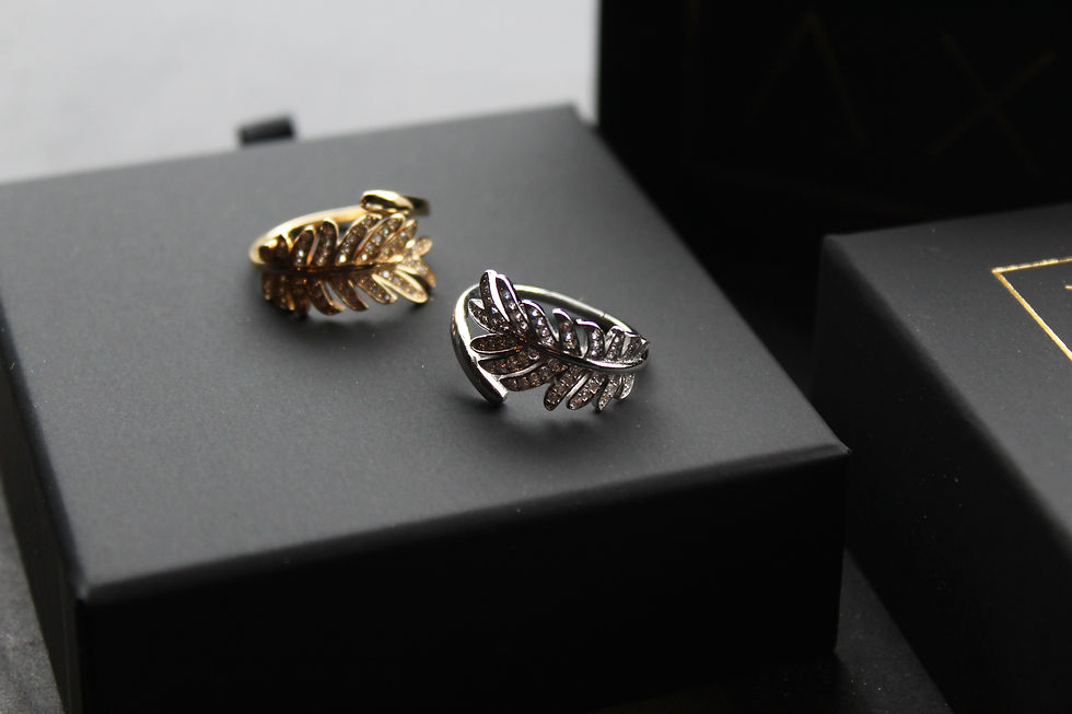 Thumbnail: Crystal Fern Ring
