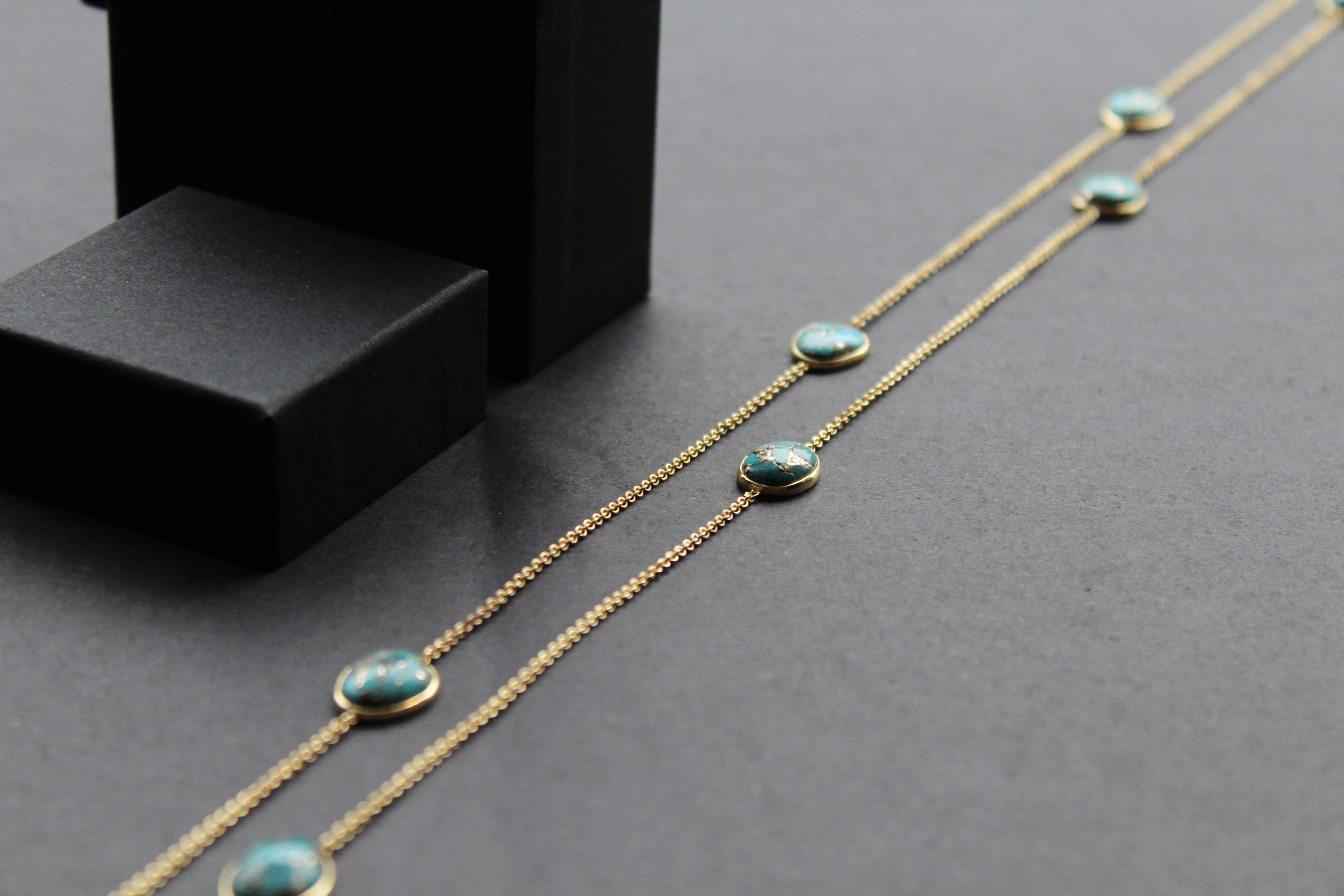 Copper Turquoise Necklace