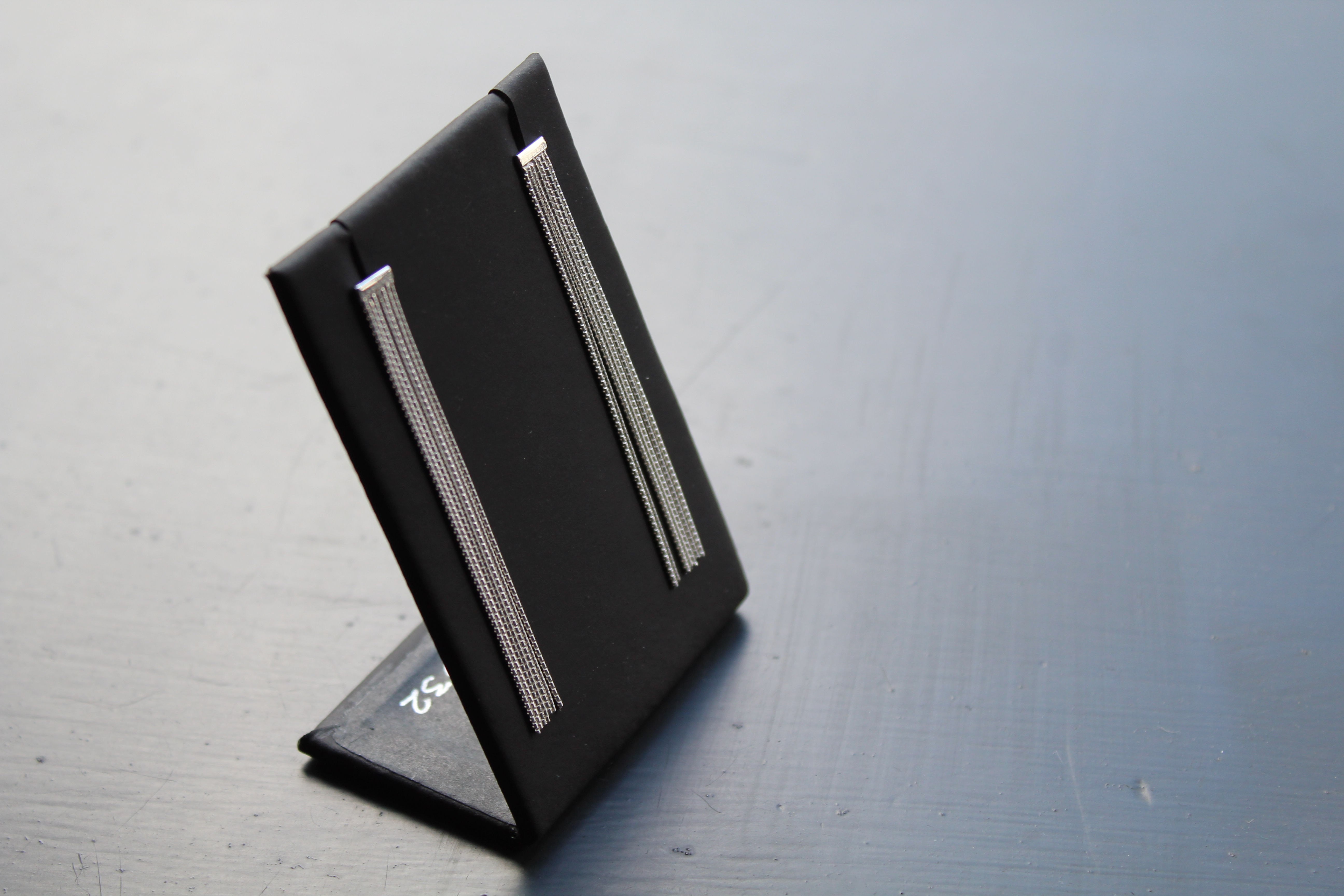 Silver Tassle Bar Drops