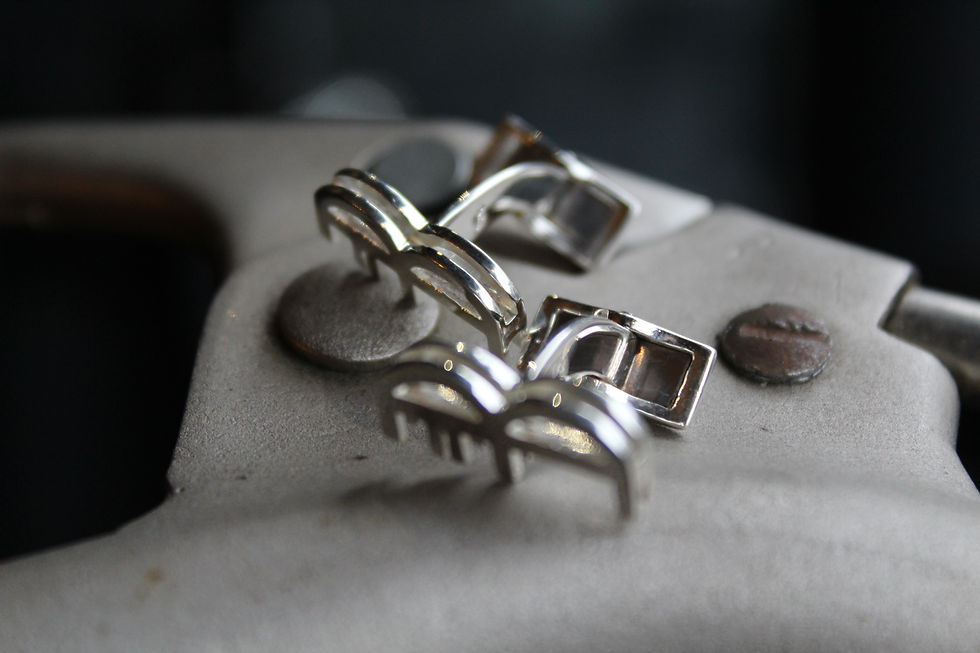 Thumbnail: Barmouth Bridge Cuff Links