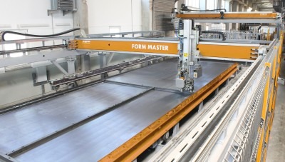 Precast concrete line