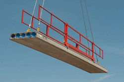 Precast concrete line