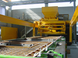 Precast concrete line
