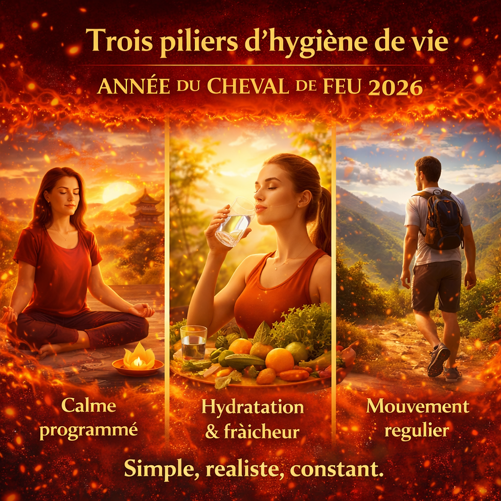 trois piliers hygiene de vie