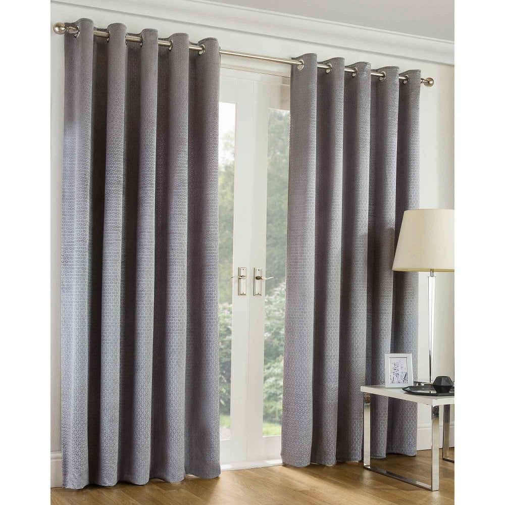 Embossed Geo Curtains