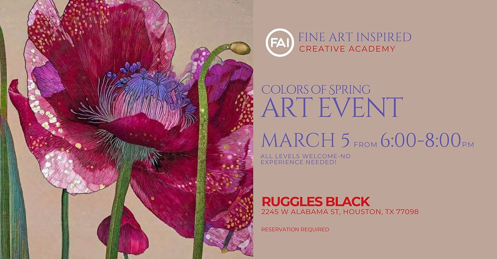 Colors of Spring Painting & Texture Workshop