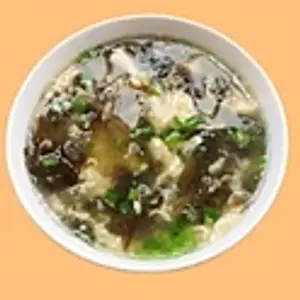 B4. Purpurtang-Ei Suppe. /Seeweed Egg Soup /紫菜蛋汤