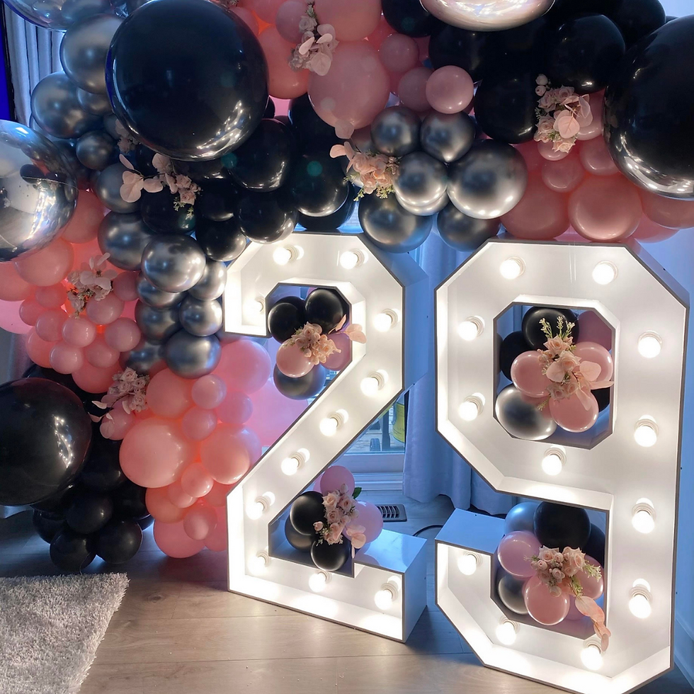 Thumbnail: 4 ft. Light Up Numbers