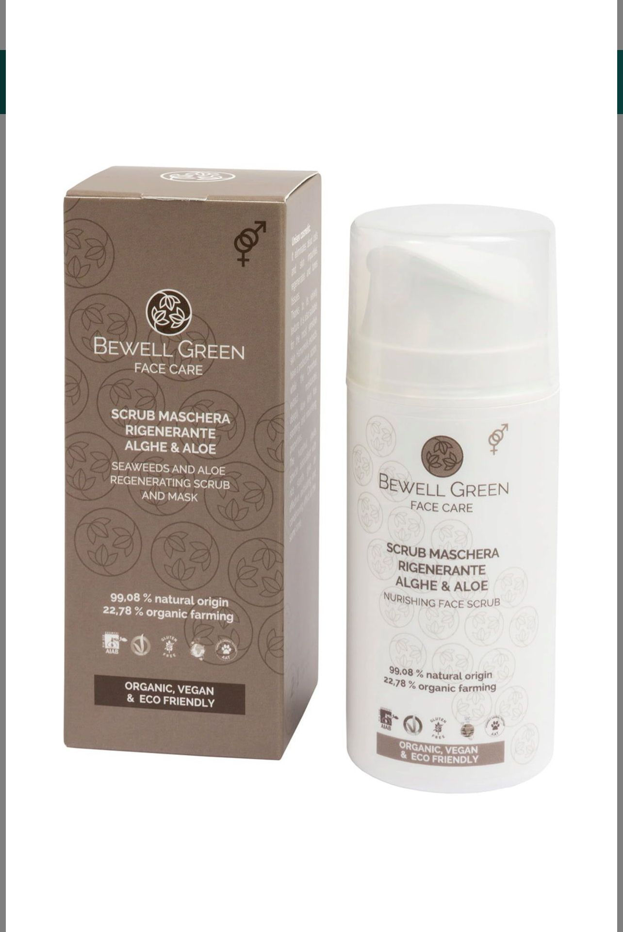 SCRUB MASCHERA RIGENERANTE ALGHE E ALOE