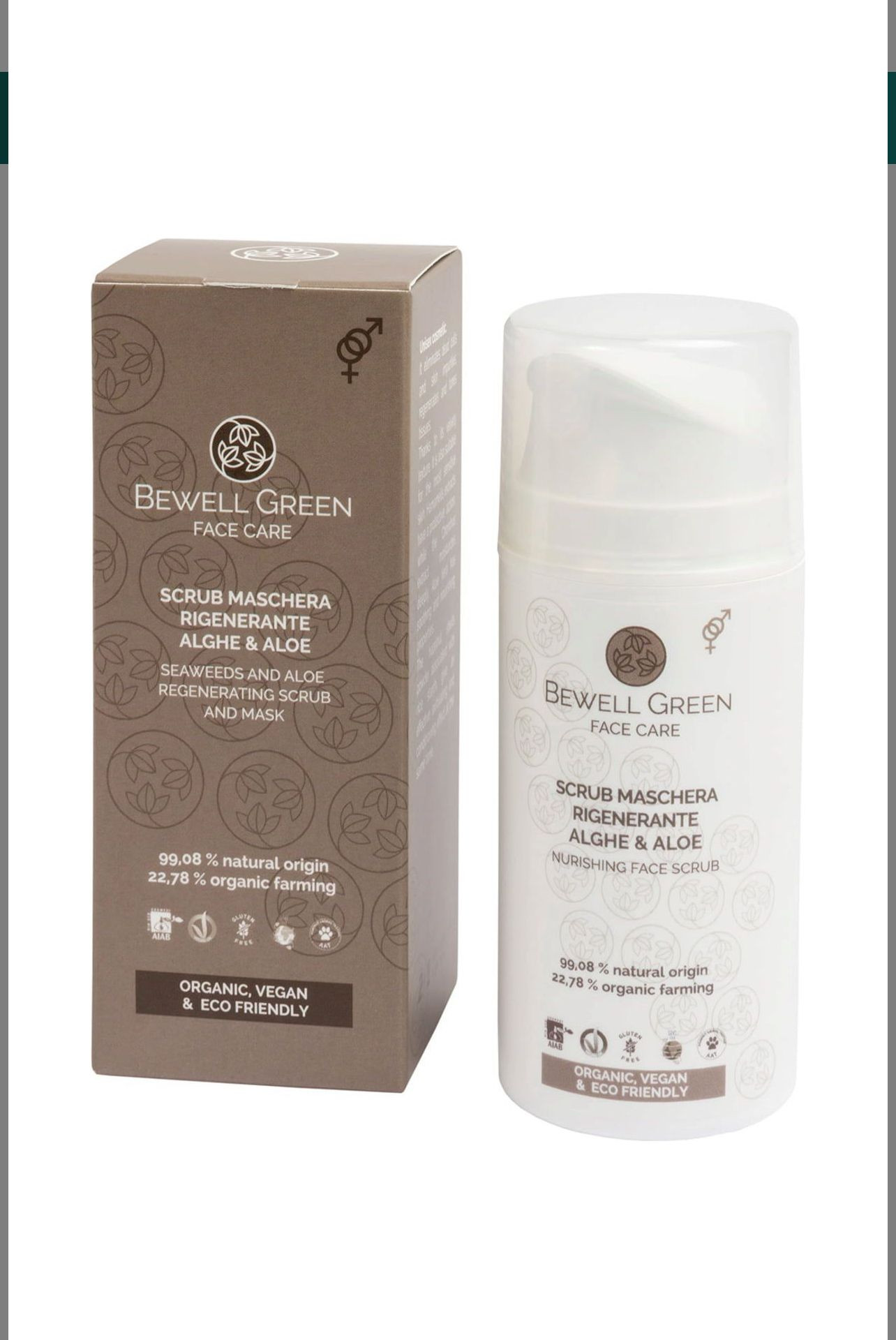 SCRUB MASCHERA RIGENERANTE ALGHE E ALOE