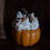 Thumbnail: Pumpkin candle, pumpkin spice all wax figural candle 