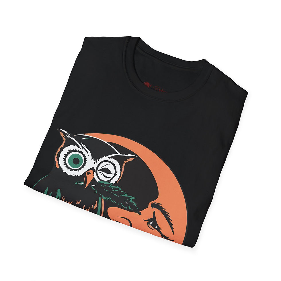 Thumbnail: Vintage Halloween Owl and Moon Shirt