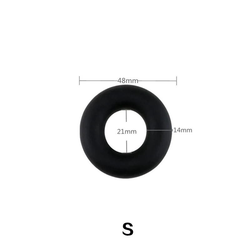 Thumbnail: Penis Ring Reusable Silicone Semen Cock Ring Penis Enlargement Delayed Ejaculati