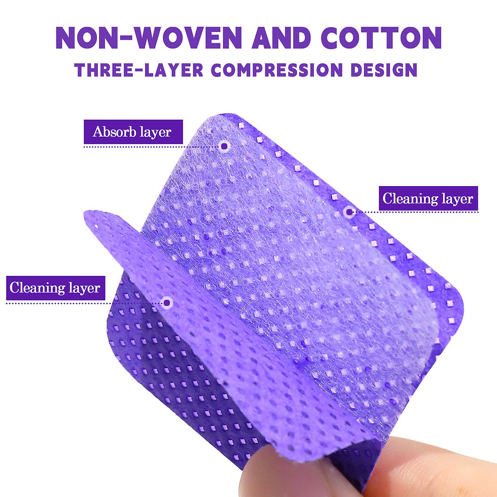 Thumbnail: Lint-Free Nail Polish Remover Cotton Wipes UV Gel Tips Remover Cleaner Paper Pad