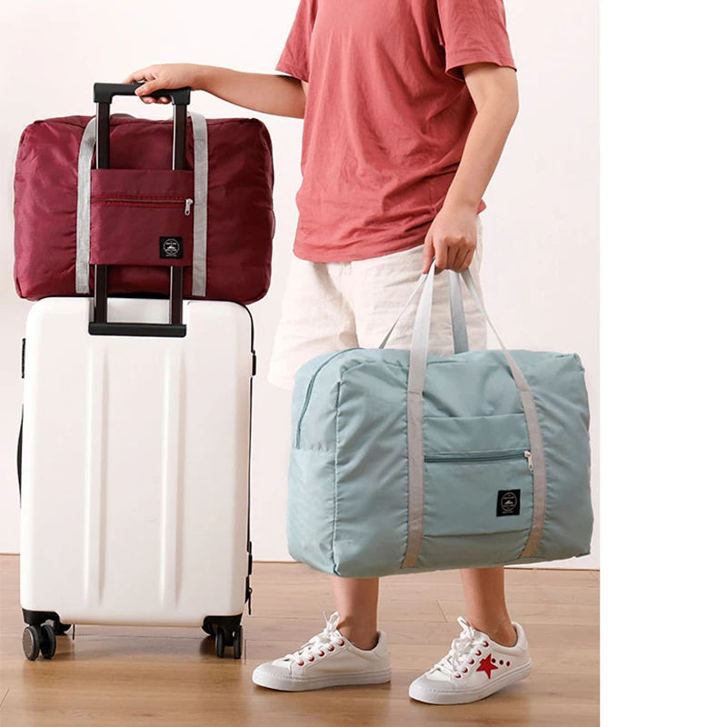 Thumbnail: Foldable Travel Duffel Bag for Airlines Carry on Bag for Women and Girls Lightwe