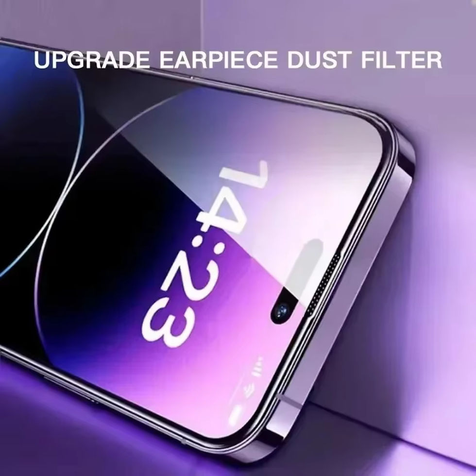 Thumbnail: NNBILI 3Pcs Oleophobic Coating Dust Free Easy Installation Screen Protector For 
