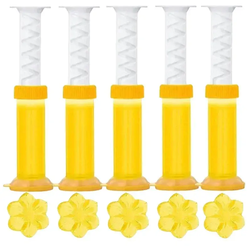 Thumbnail: Color Flower Toilet Cleaner Gel Syringe Aromatic Drain Toilet Cleaning Detergent