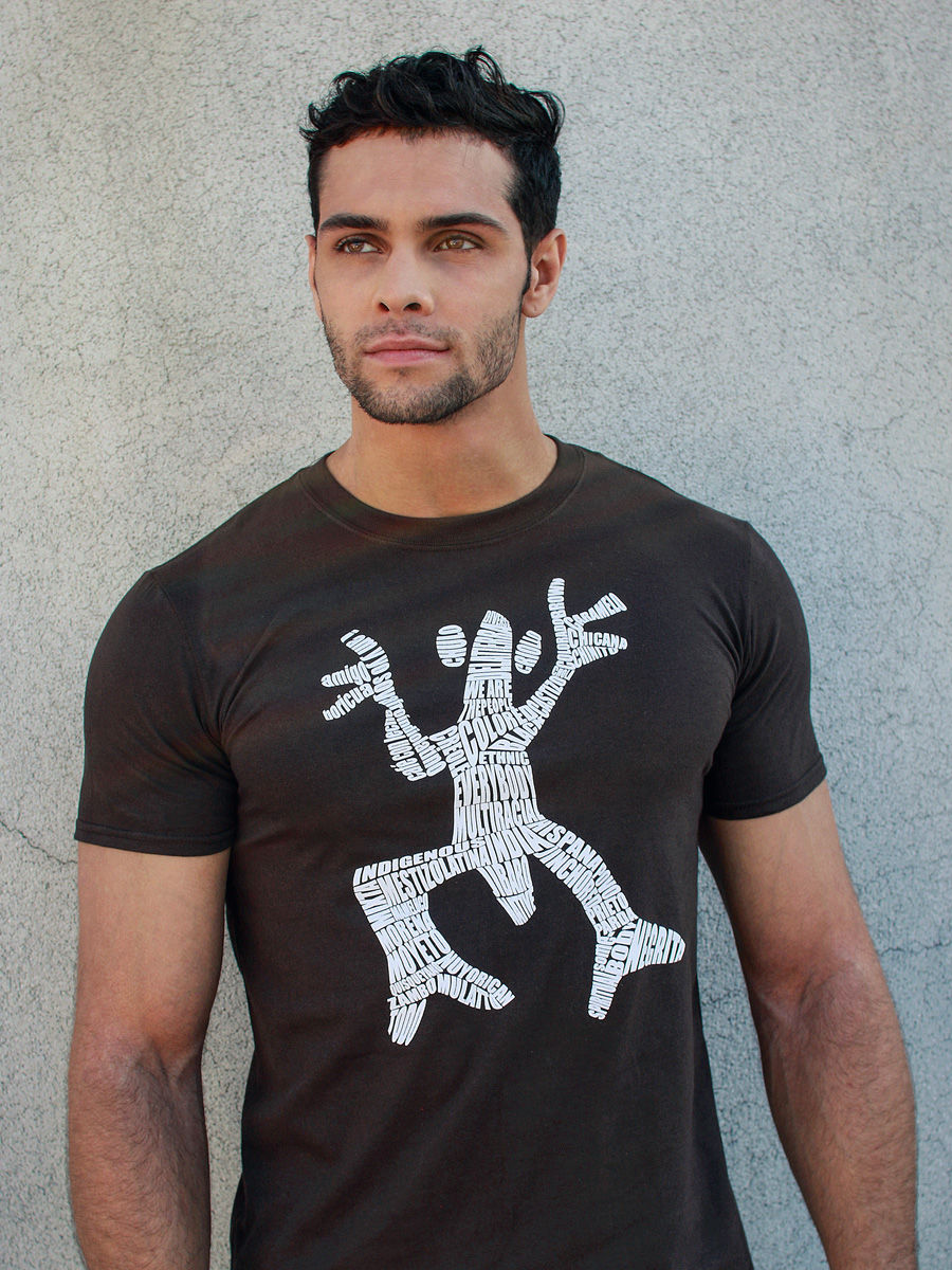 CHULO Singing Coqui Cultural Tee in Chocolate