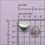 Thumbnail: HB056 ~ Hill Tribe Silver Puffy Hammered Heart ~ Package of 1