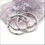 Thumbnail: HP130 ~ Hill Tribe Silver Large Hoops ~ Package of 1