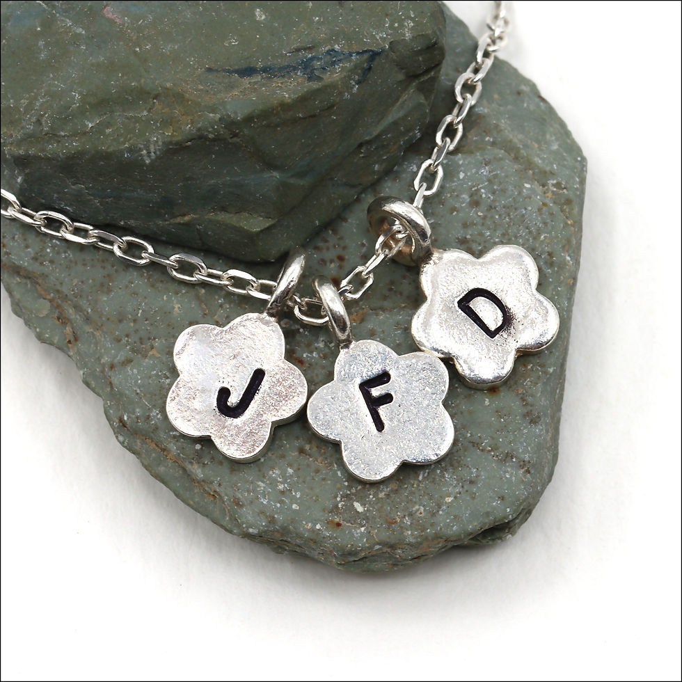 Thumbnail: HP106 ~ Tiny Flower Charm ~ Price per Piece