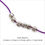 Thumbnail: HSTR16 ~ Hill Tribe Silver 3-Sided Feather Stamped Bead Strand ~Price per Strand
