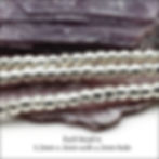 Hill Tribe Silver strand of lightweight shiny spacer beads measures 6" long. Each stamped bead is 3.2mm x 3mm with a 2mm hole