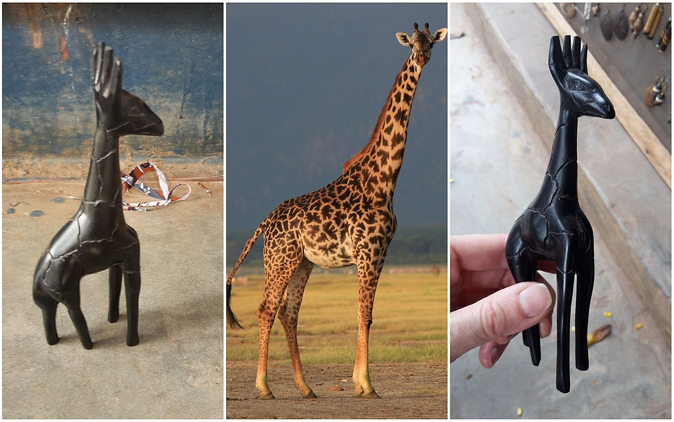 Žirafe melna, cena 10 eiro