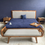 Miniatura: Pie de cama Walnut Madera de Parota